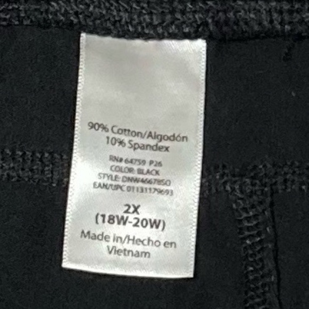 Danskin Now leggings black size 2X - Picture 2 of 8